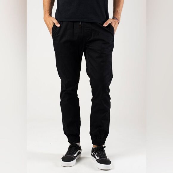 Volcom - Frickin Slim Jogger Black - Pants Size Medium - Picture 1 of 7